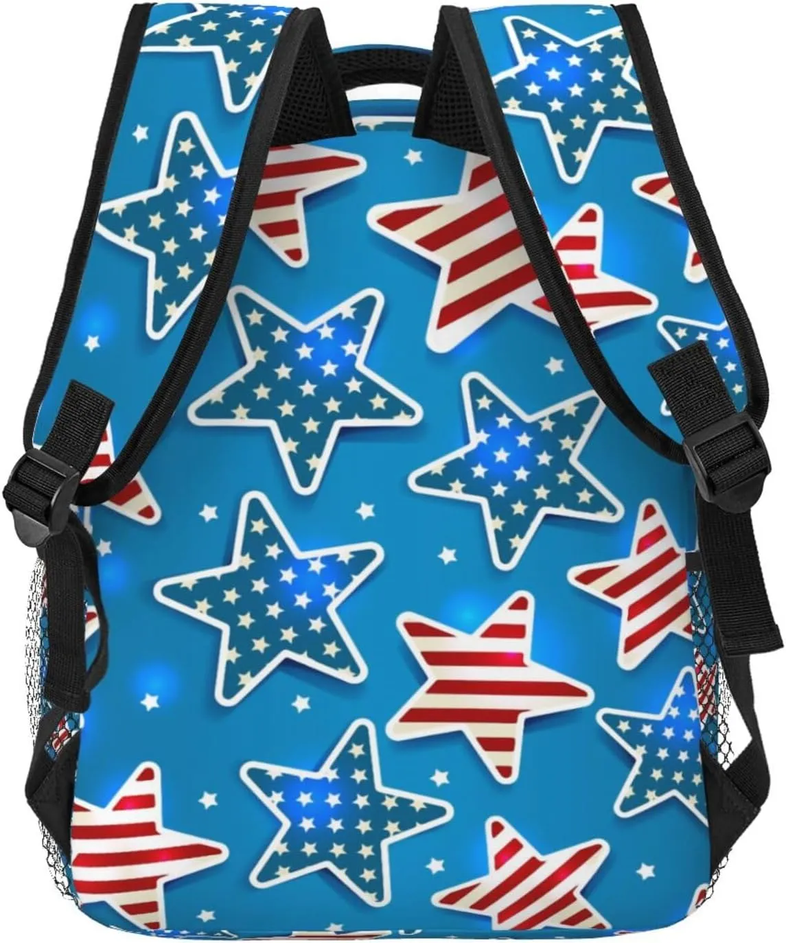 4th July Travel Laptop Backpack Women Lightweight Backpack Adjustable College Backpack Fits 15.6 Inch Laptop Waterproof Travel Backpack for Men