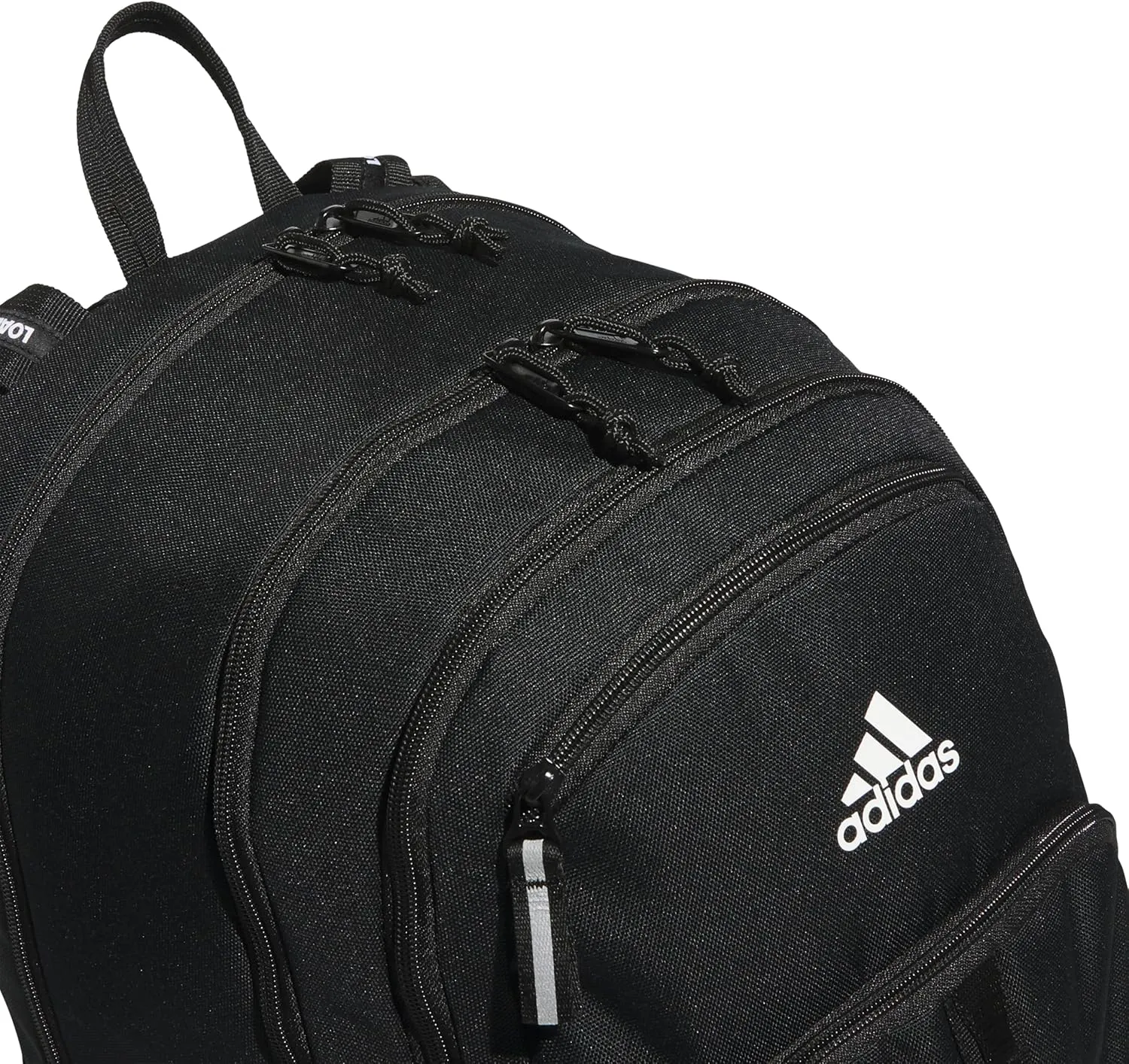 adidas Prime Backpack for Work, Travel Bag for Women and Men with Padded Compartment for Laptop, Black/White/2, One Size