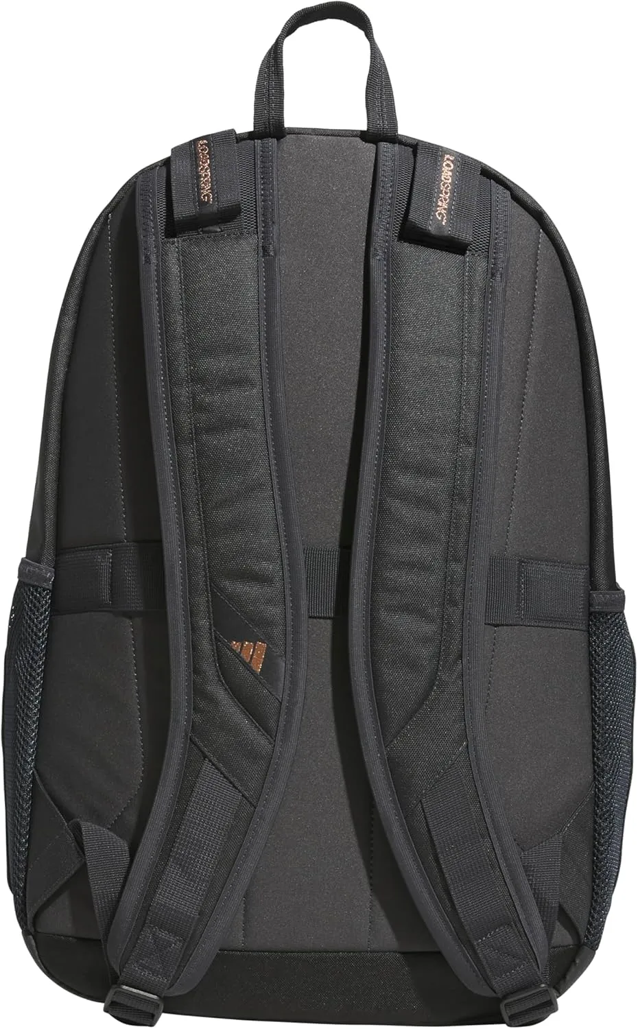 adidas Prime Backpack for Work, Travel Bag for Women and Men with Padded Compartment for Laptop, Carbon Grey/Rose Gold, One Size