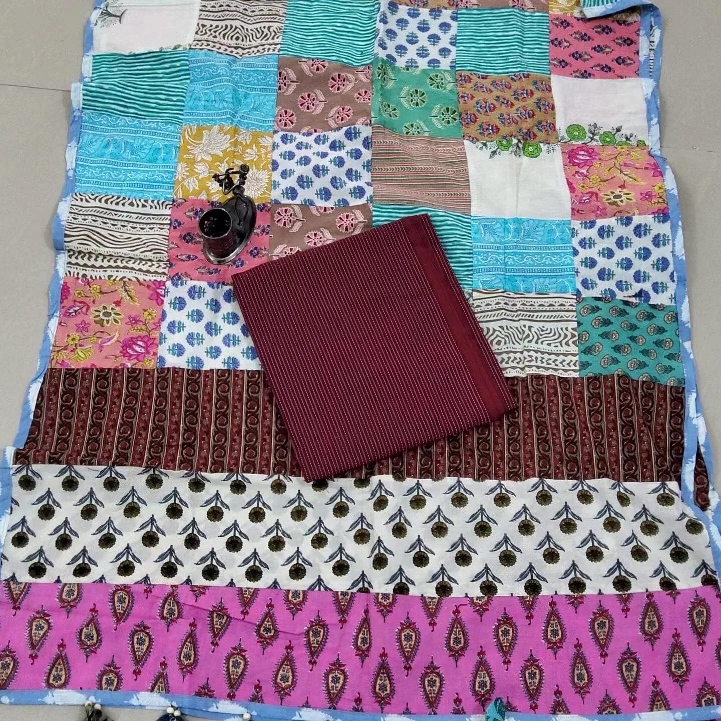 Ajrakh Cotton Dress Material