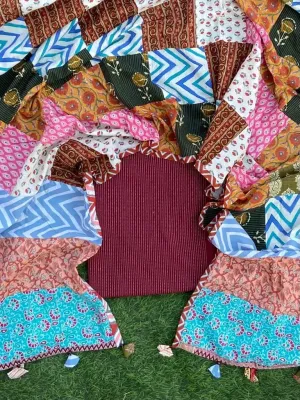 Ajrakh Cotton Dress Material