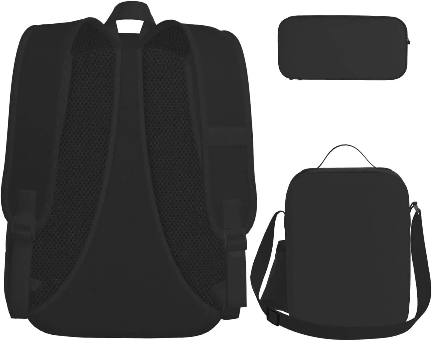 AMRANDOM Dollar Sign Money Backpack Travel Backpacks Set 3 pcs