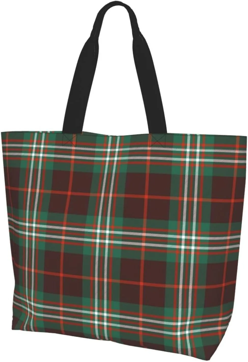 Ancient Tartan Tote Bag For Women Weekender Travel Bag Reusable Grocery Bags Large Totes Handbags