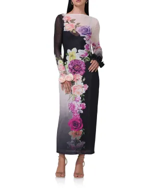 Annamei Dress - Colorblock Floral