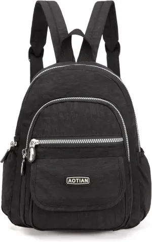 AOTIAN Mini Nylon Women Backpacks Casual Lightweight Small Daypack for Girls