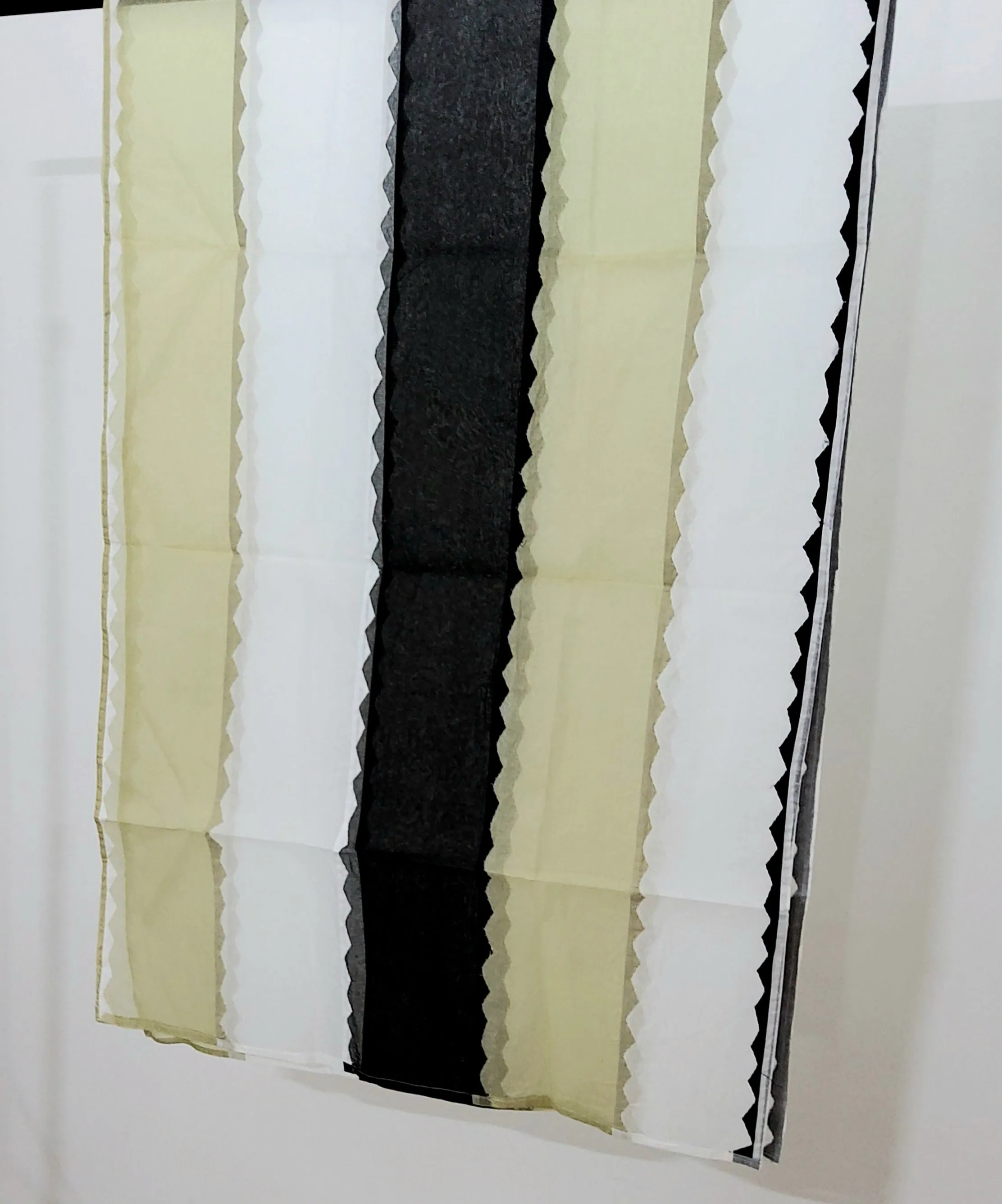 Applique work Cotton Orgundi Cotton Dupatta