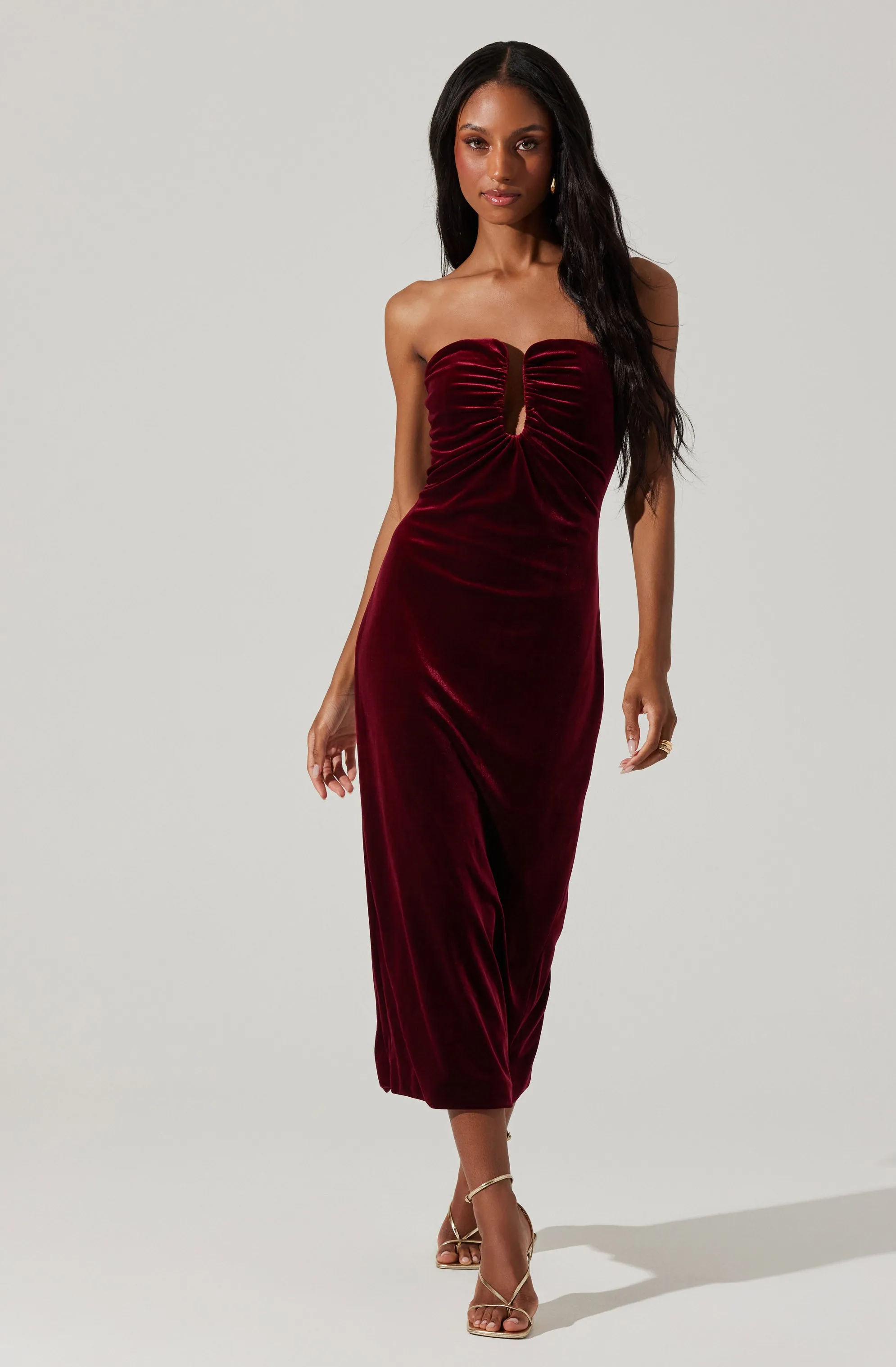 Arista Sweetheart Midi Dress