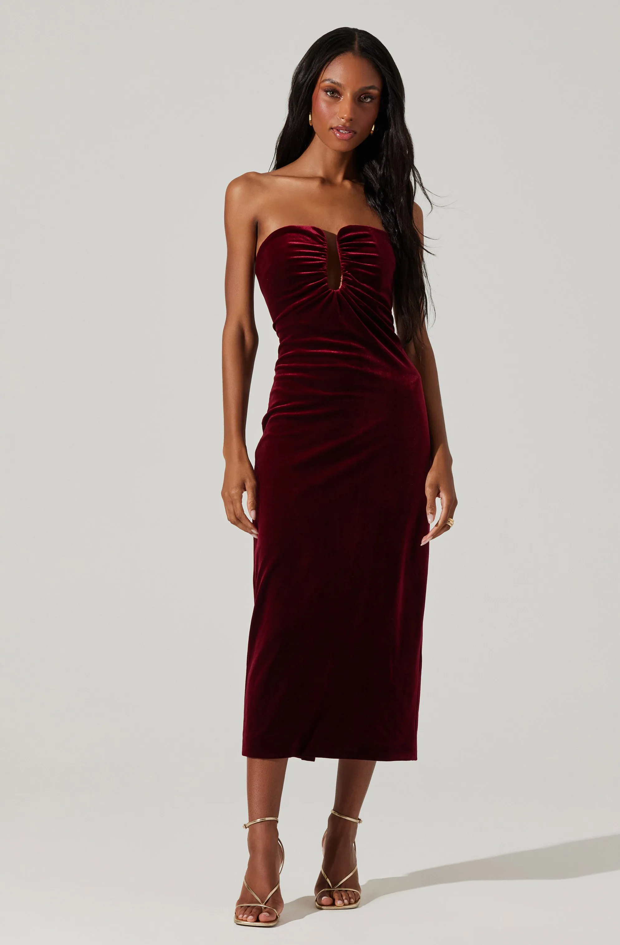 Arista Sweetheart Midi Dress