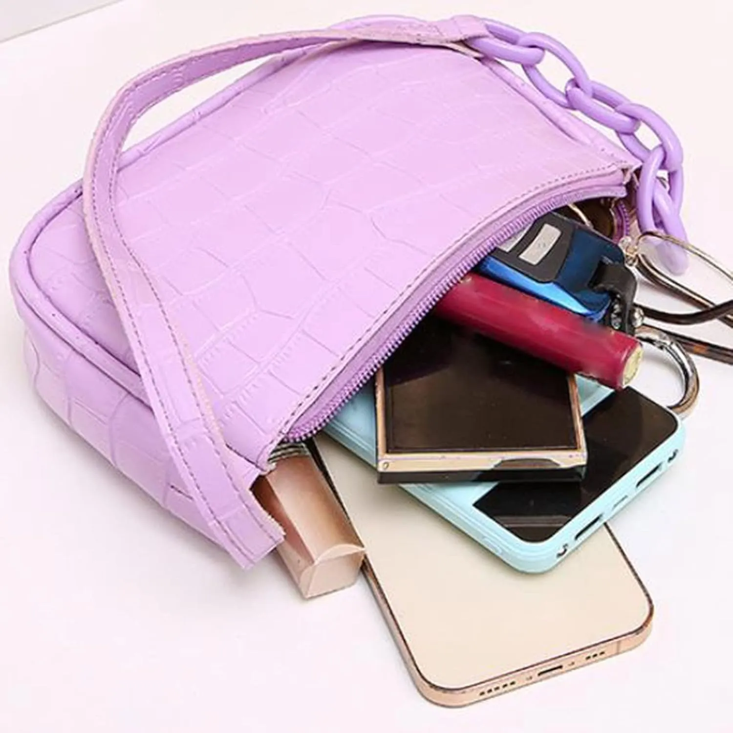 Athletic Crossbody Bags for Women Lightweight Quilted Leather Handbags for Women Beach Bag Water Proof Sandproof(RD2)