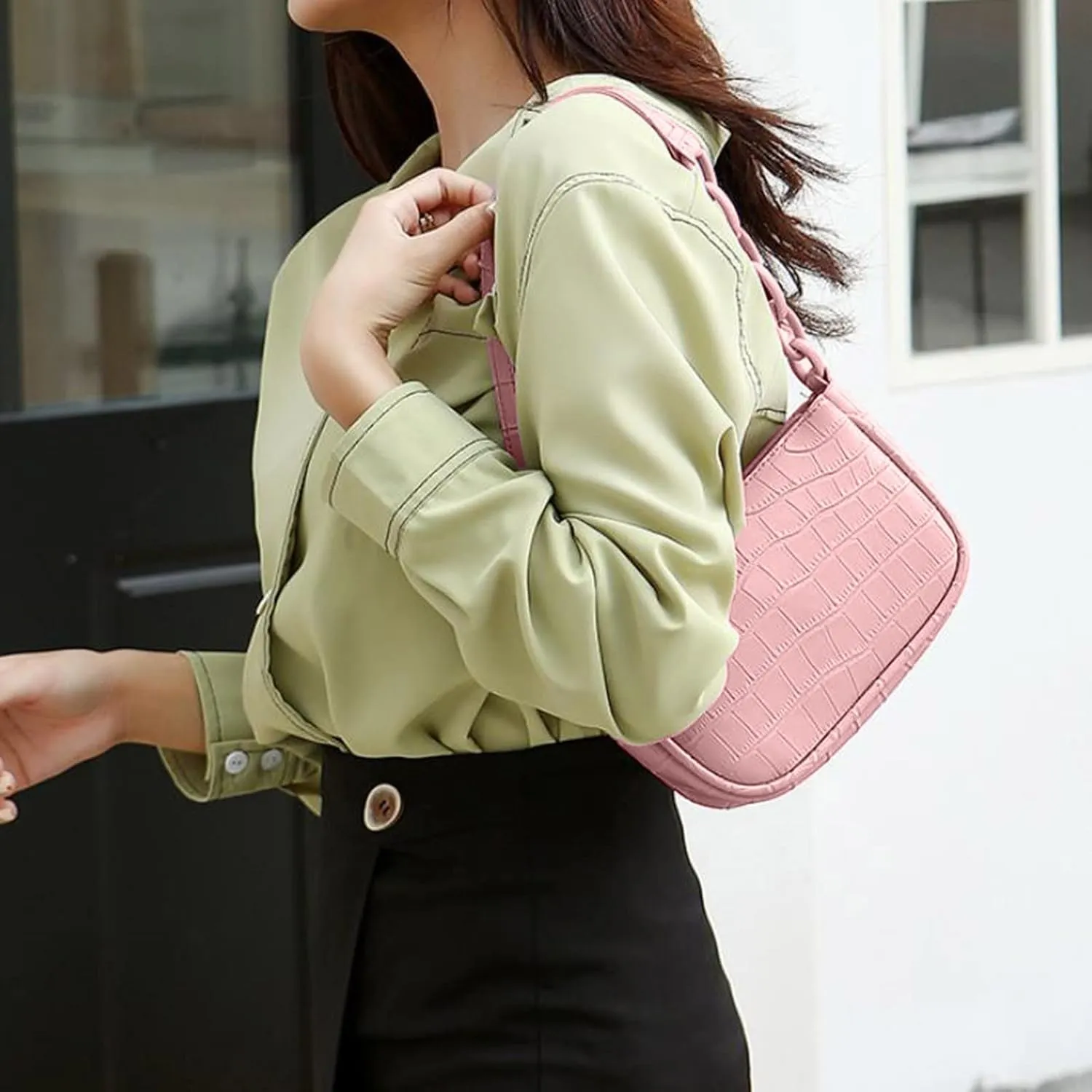 Athletic Crossbody Bags for Women Lightweight Quilted Leather Handbags for Women Beach Bag Water Proof Sandproof(RD2)
