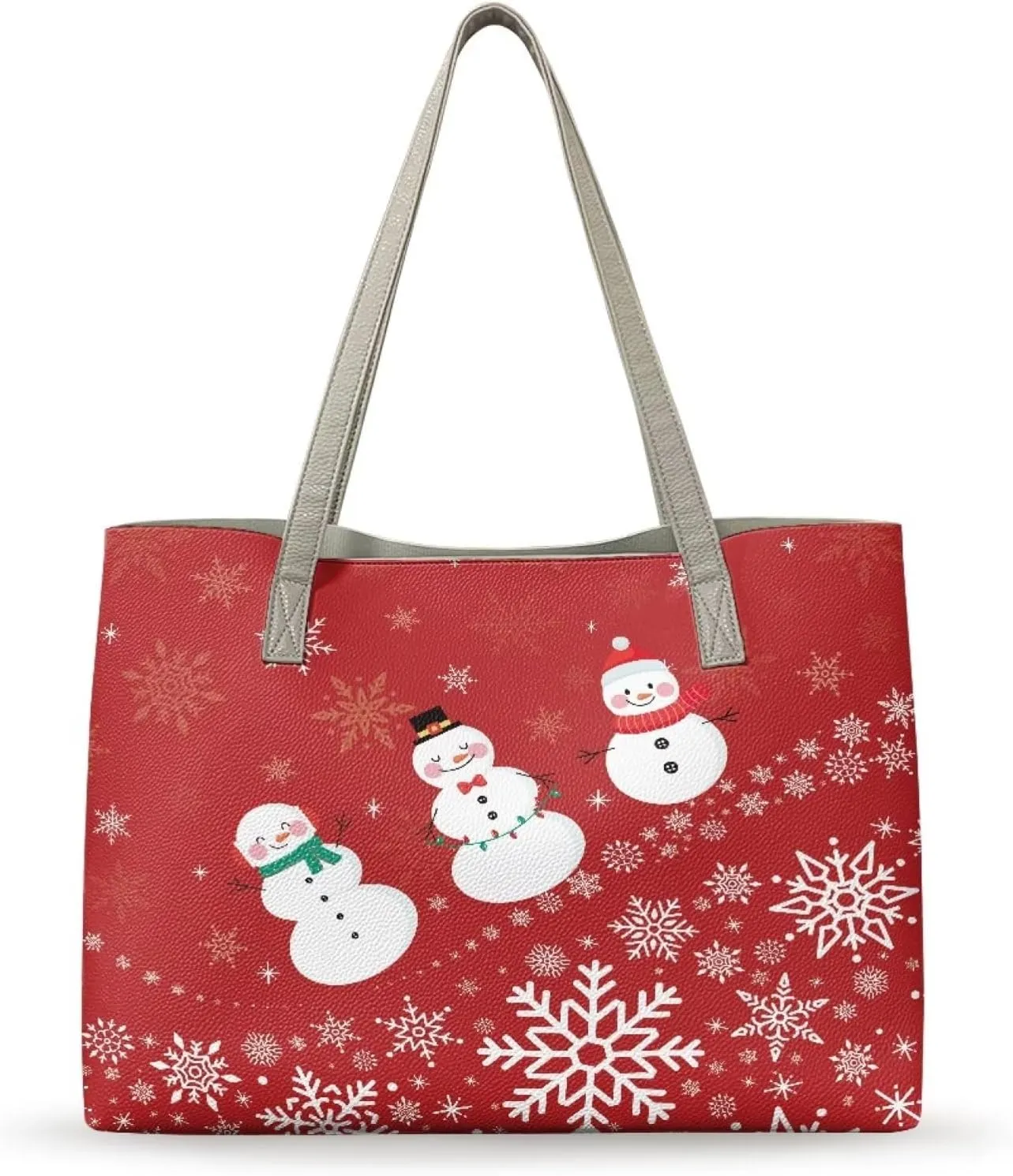 Belidome Tote Bag for Women Travel Work Handbags PU Leather, Lightweight Waterproof Big Capacity with Inside Pockets
