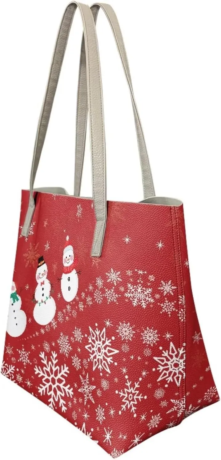 Belidome Tote Bag for Women Travel Work Handbags PU Leather, Lightweight Waterproof Big Capacity with Inside Pockets
