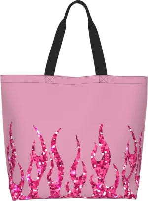 Black Leopard Print Women's Tote Bag Large Capacity Single Shoulder Bags Handbag for Shopping Work
