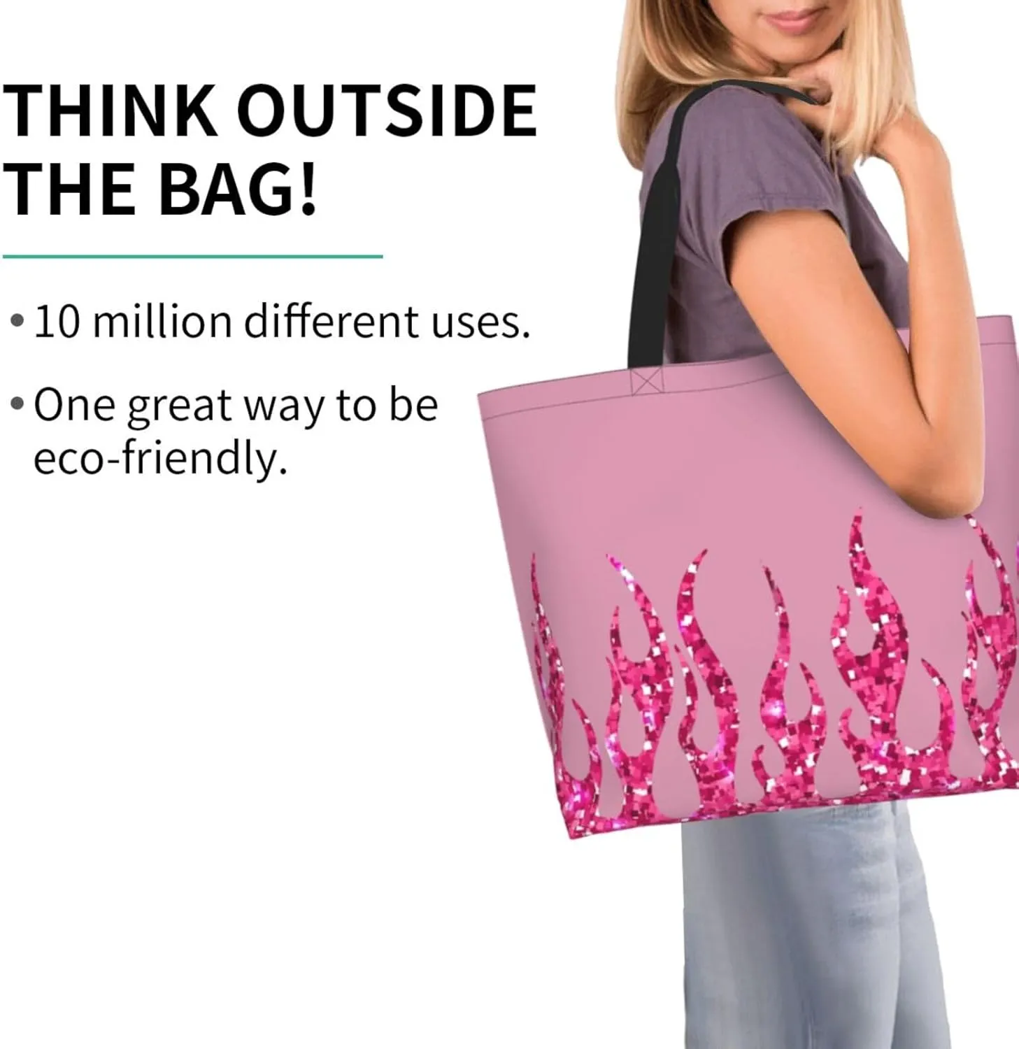 Black Leopard Print Women's Tote Bag Large Capacity Single Shoulder Bags Handbag for Shopping Work