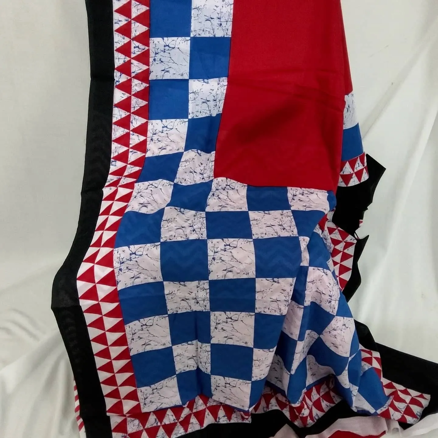 Block Print Cotton Saree with Blouse
