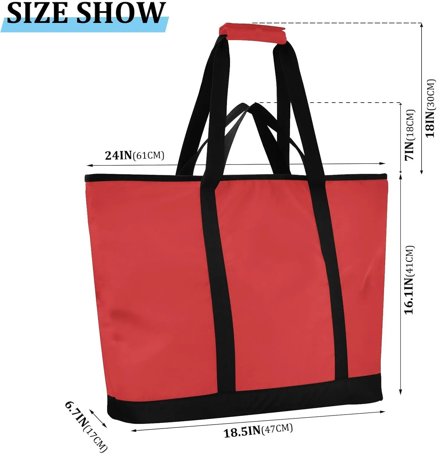 Blue Light Tote Bag for Women Reusable Grocery Bags Insulated Cooler Bag Totes Handbags Shopping Bags