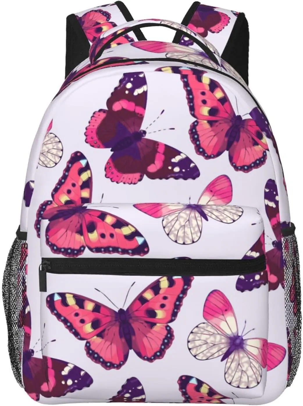 Butterfly Travel Laptop Backpack Women Lightweight Backpack Adjustable College Backpack Fits 15.6 Inch Laptop Waterproof Travel Backpack for Men