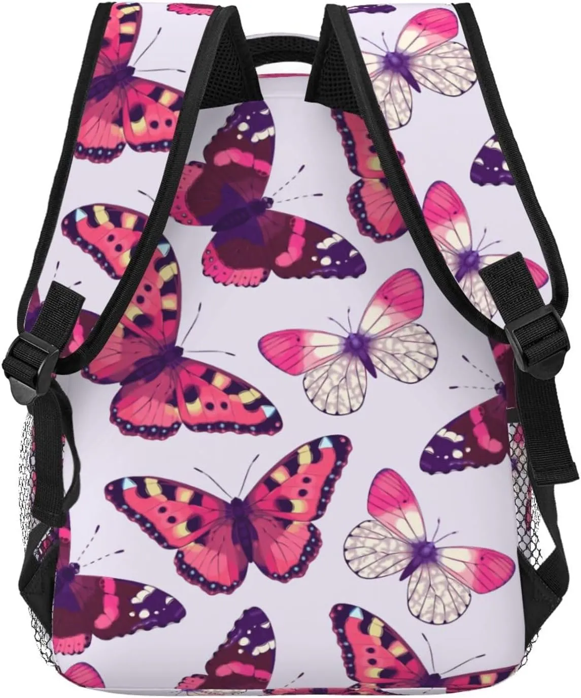 Butterfly Travel Laptop Backpack Women Lightweight Backpack Adjustable College Backpack Fits 15.6 Inch Laptop Waterproof Travel Backpack for Men