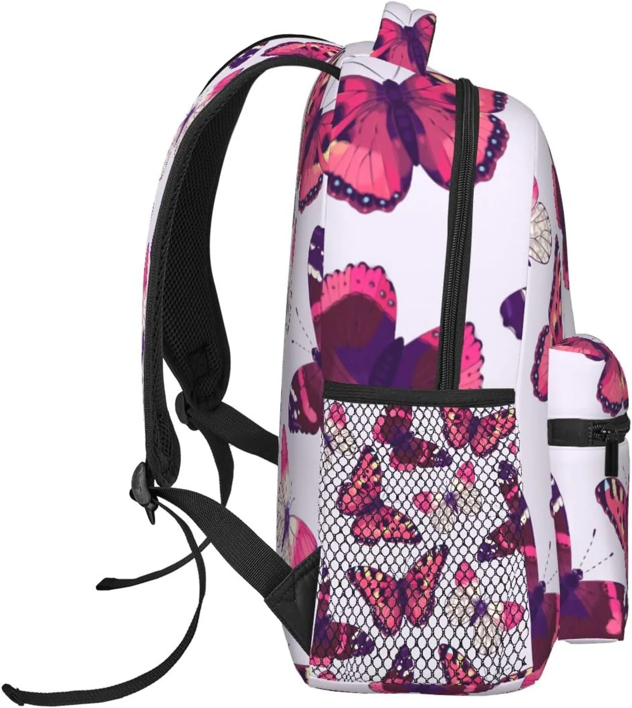 Butterfly Travel Laptop Backpack Women Lightweight Backpack Adjustable College Backpack Fits 15.6 Inch Laptop Waterproof Travel Backpack for Men