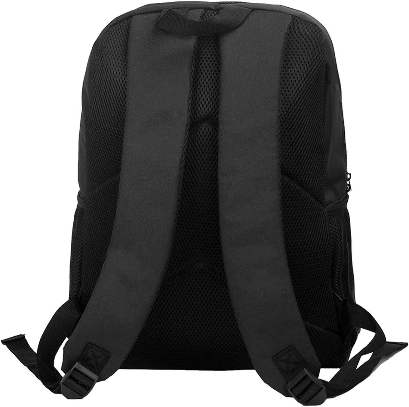 Casual Backpack 3D Print Backpacks Fashion Travel Bag Black