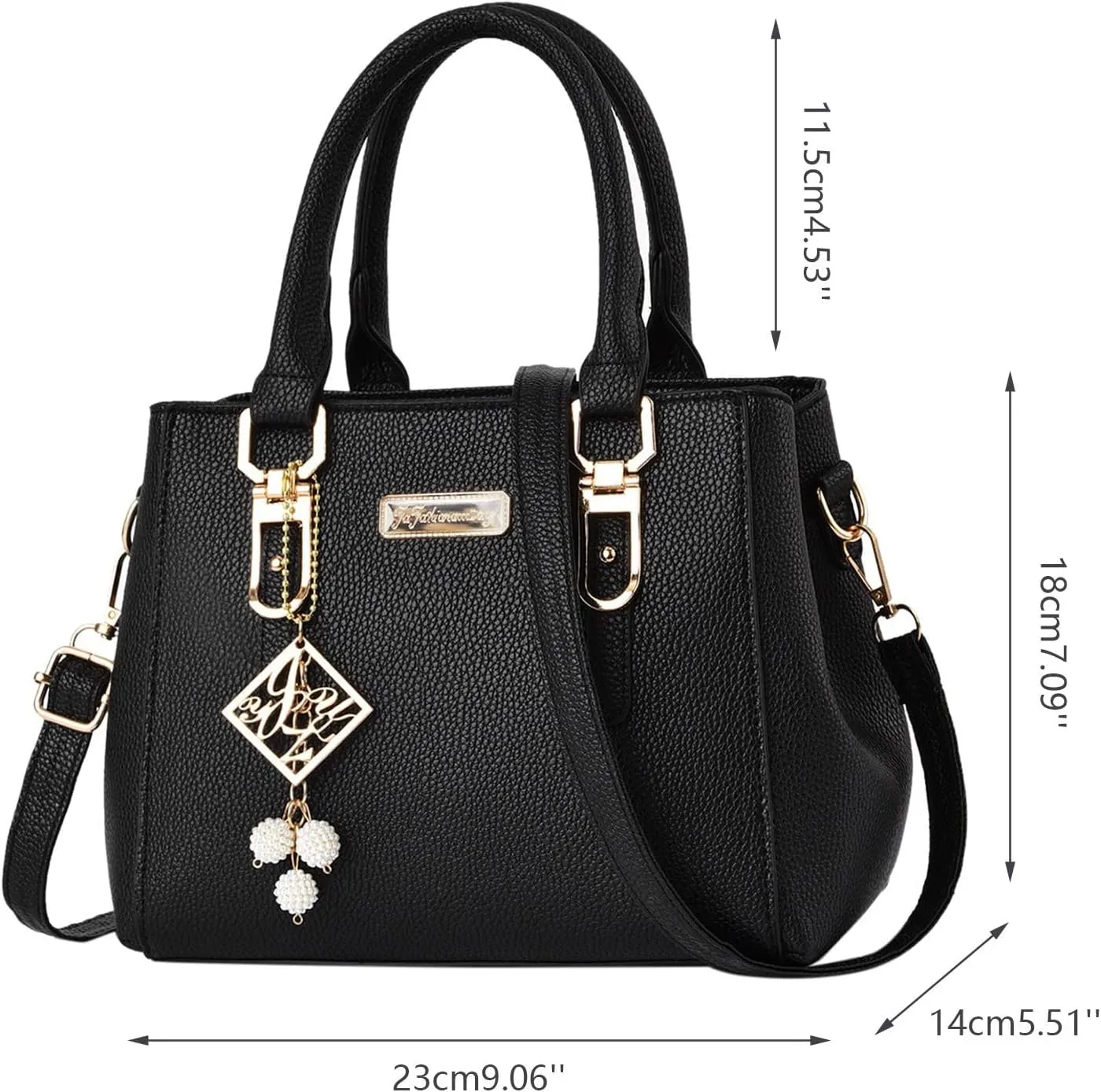 Casual Leather Messenger Bag Large Capacity Handbag Fashion Womens Bags over The Shoulder Bags for (Green, One Size)
