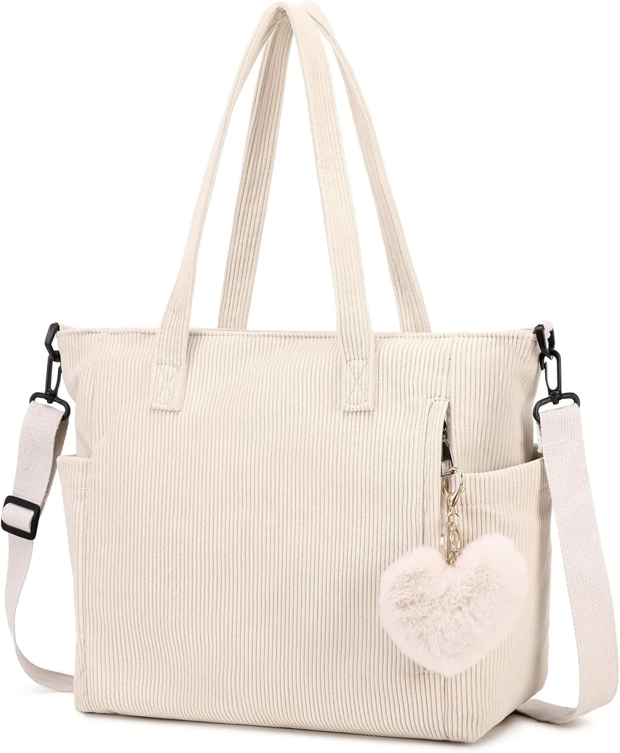 Corduroy Totes Bag Women Shoulder Hobo Handbags Crossbody Bags Big Capacity Shopping Purses