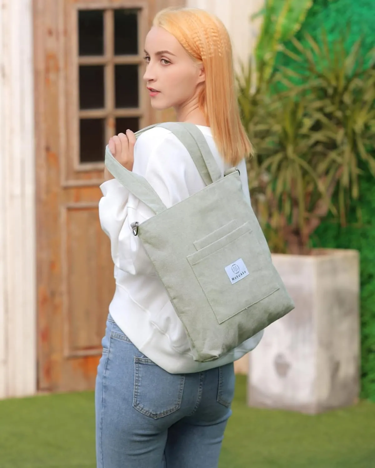 Corduroy Totes Bag Women Shoulder Hobo Handbags Crossbody Bags Big Capacity Shopping Purses