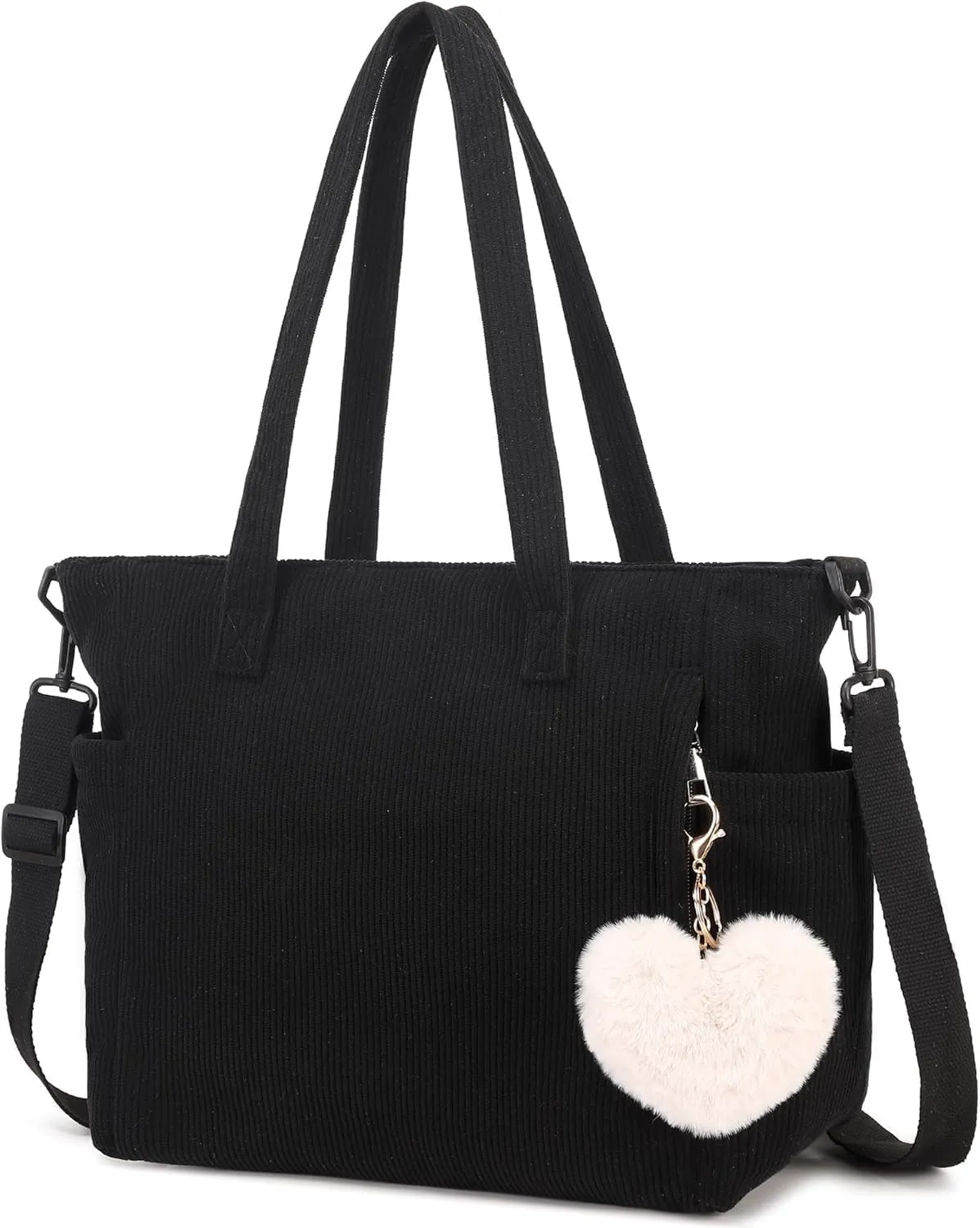 Corduroy Totes Bag Women Shoulder Hobo Handbags Crossbody Bags Big Capacity Shopping Purses