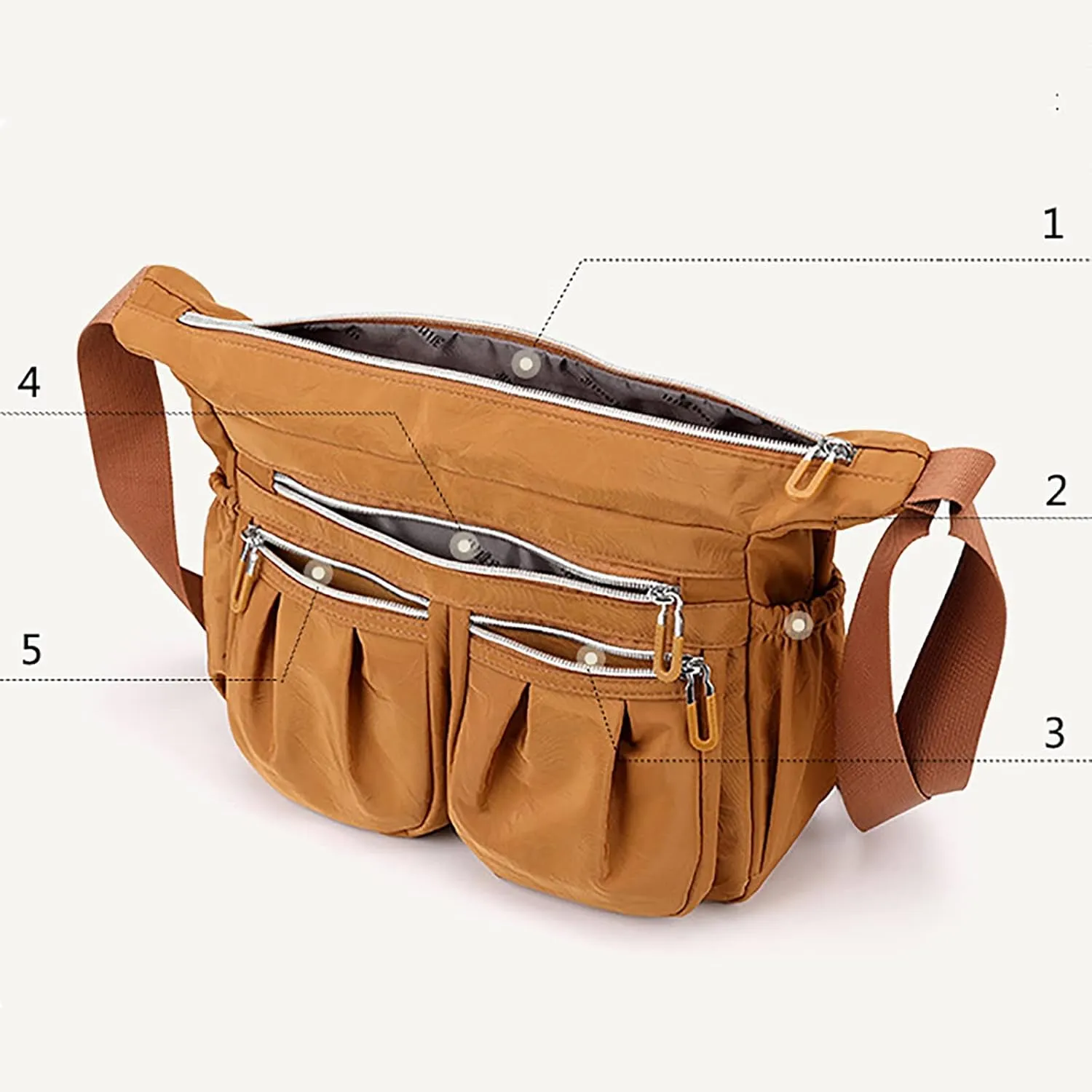 Crossbody Purse for Women Shoulder Handbag For Ladies Roomy Multiple Pockets Bag Women Crossbody Purse Fashion