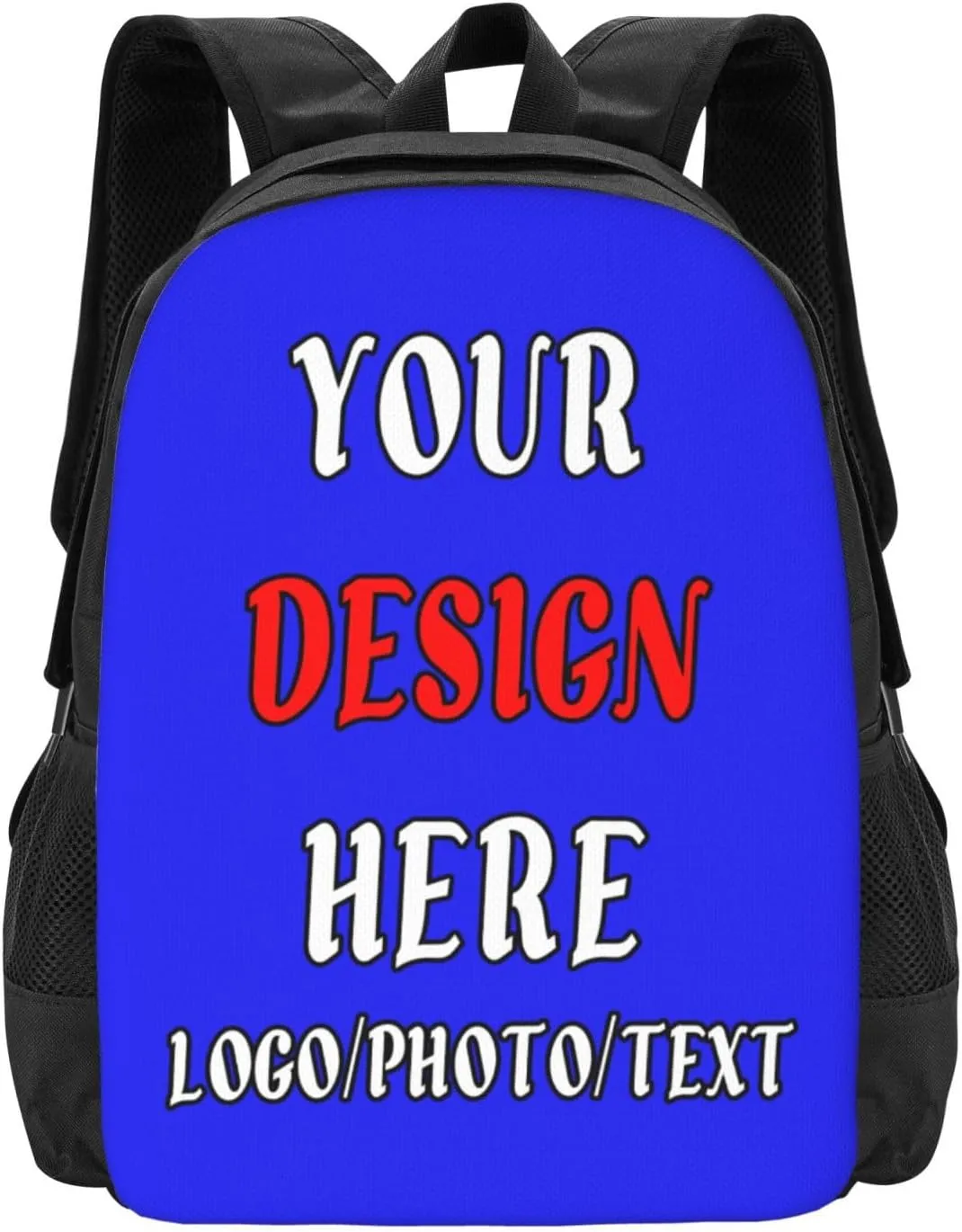 Customize Backpack For Mens Womens,With Logo Text Customize Laptop Backpack Casual Travel Backpack