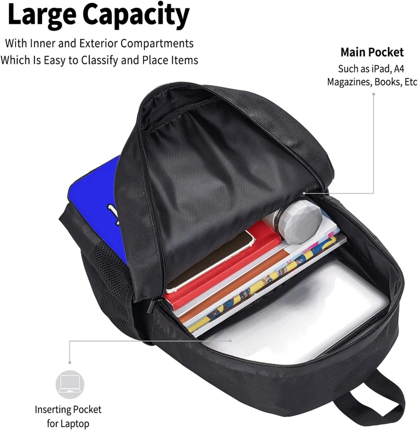Customize Backpack For Mens Womens,With Logo Text Customize Laptop Backpack Casual Travel Backpack