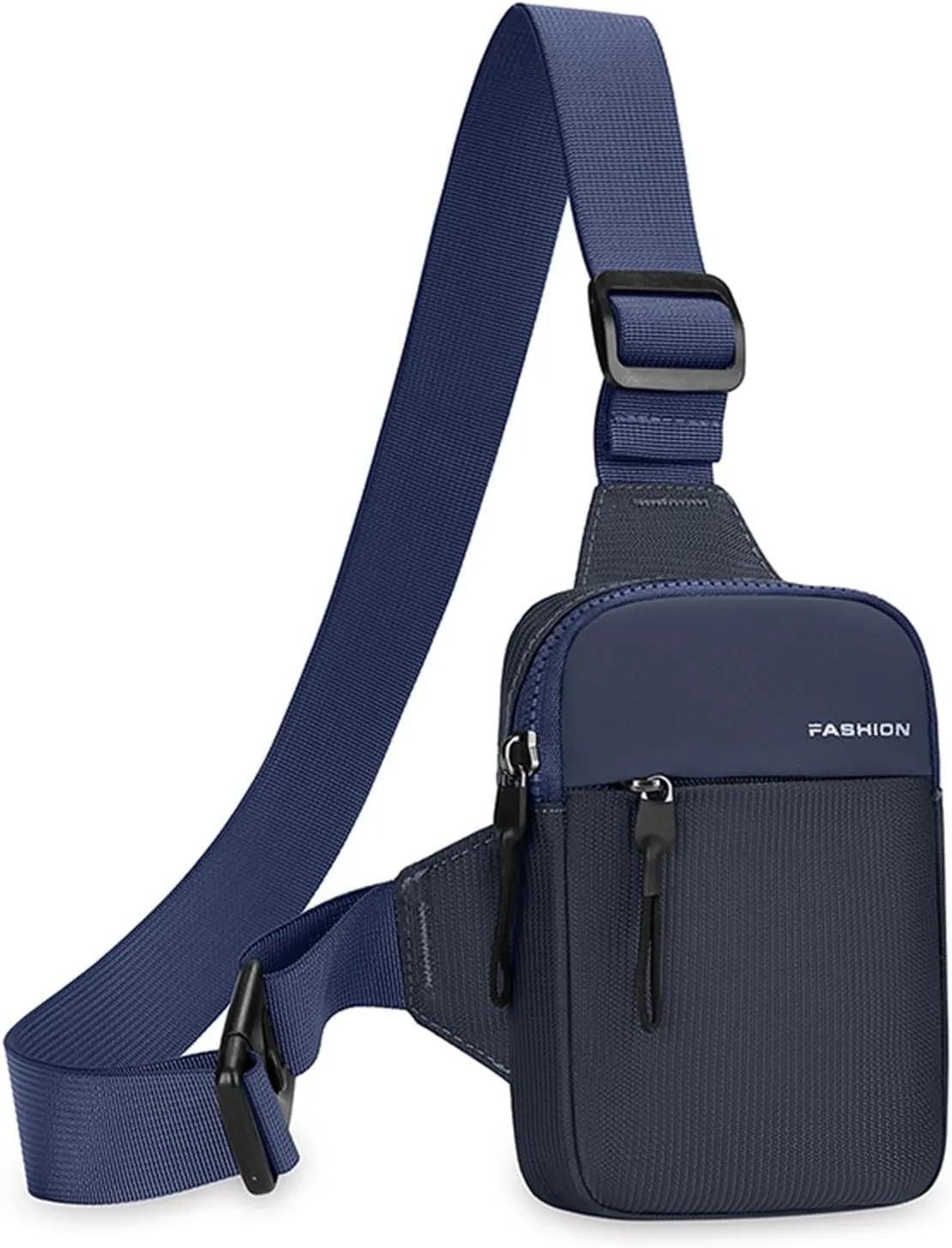 Cute Backpack for Teen s with Charger Men Chest Bag Fashion Wallet Casual Shoulder Bag (Blue, One Size)