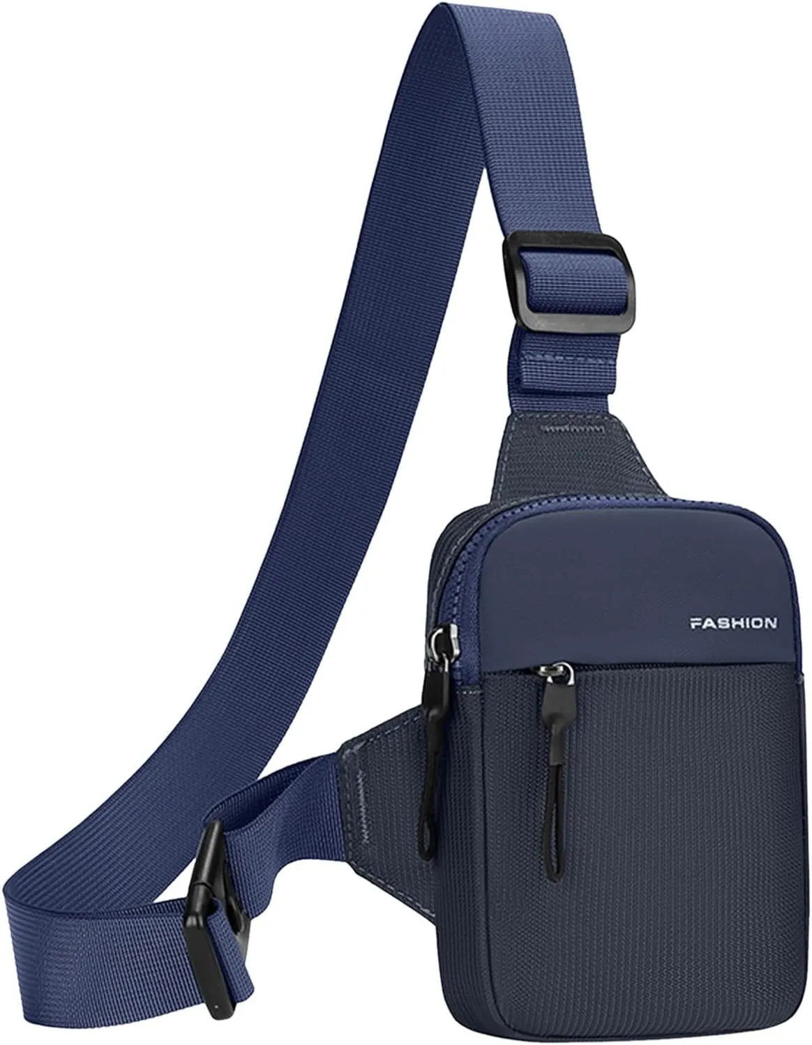 Cute Backpack for Teen s with Charger Men Chest Bag Fashion Wallet Casual Shoulder Bag (Blue, One Size)
