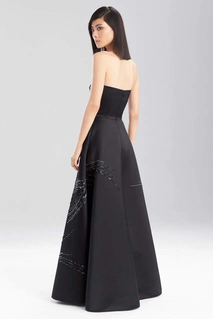 Duchess Satin Strapless Dress