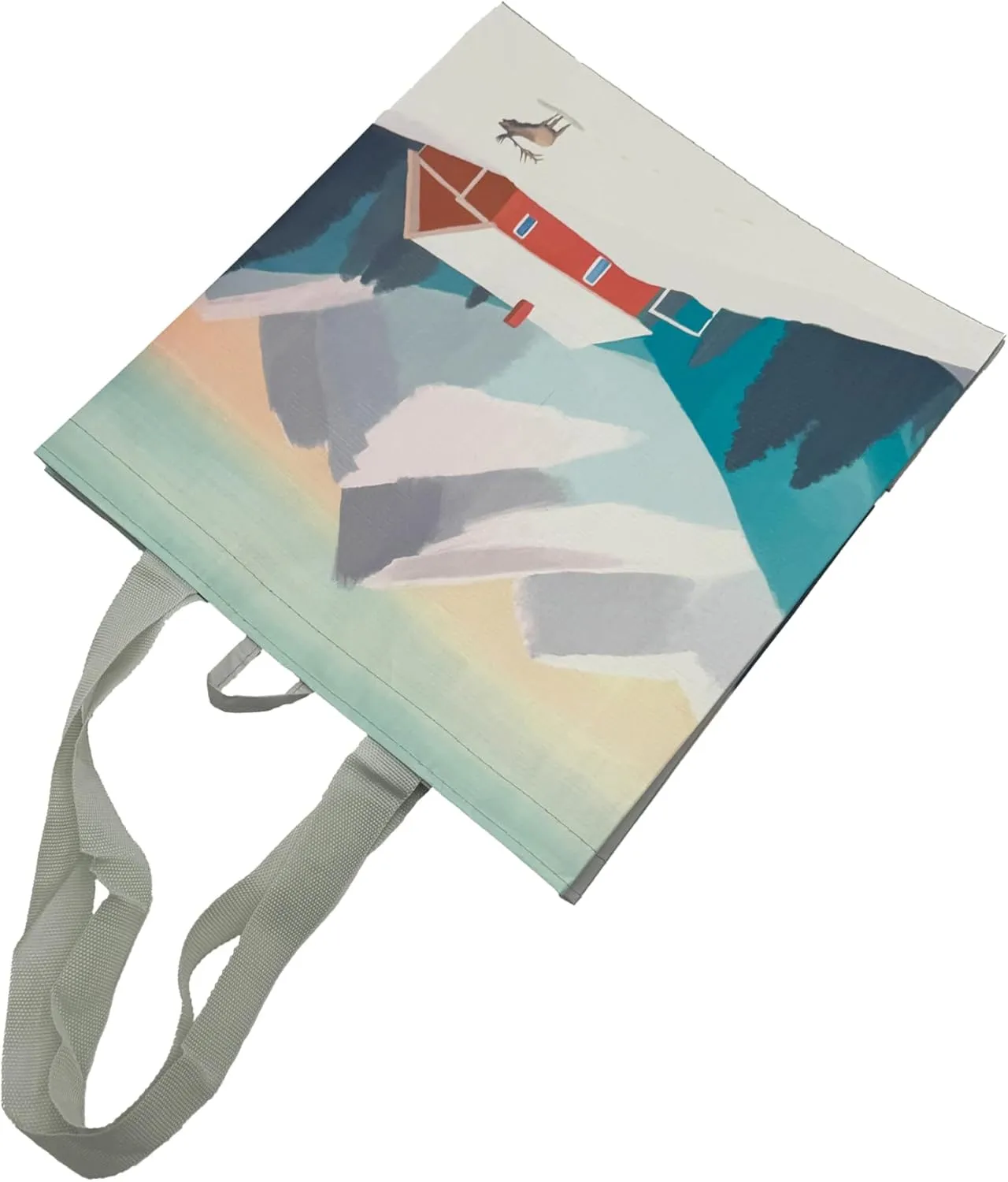 Earthwise Reusable Shopping Bags Extremely Durable Multi Use Large Stylish Fun Foldable Water-Resistant Totes