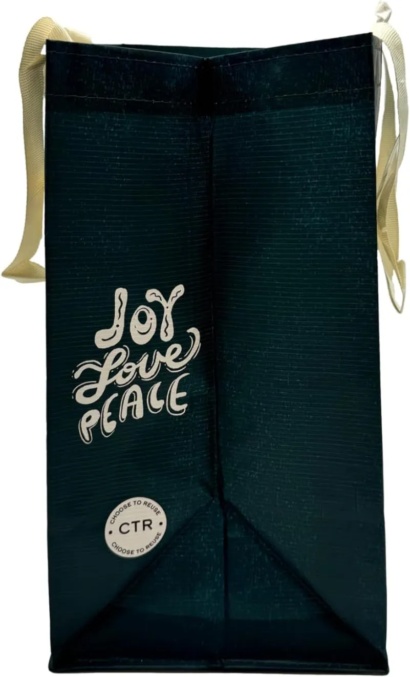 Earthwise Reusable Shopping Bags Extremely Durable Multi Use Large Stylish Fun Foldable Water-Resistant Totes