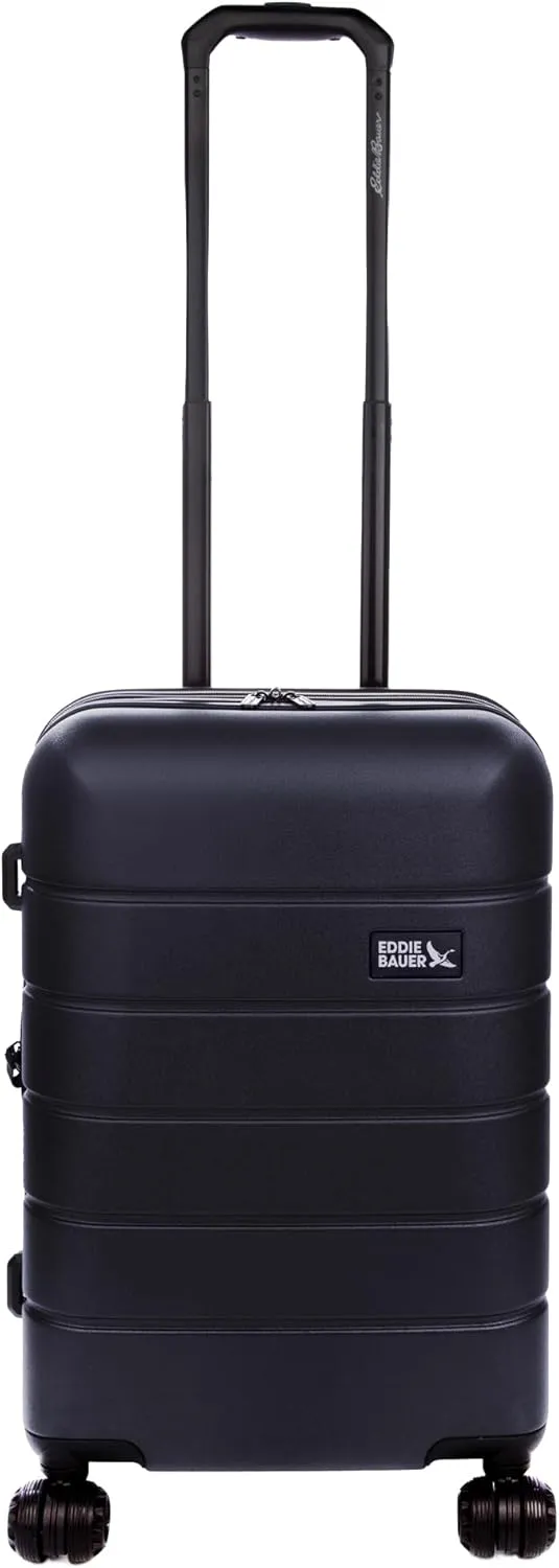 Eddie Bauer Glacier Luggage | Hardside Spinner Wheels | Expandable | Lightweight | Durable, Storm, 22" (Carry-On)