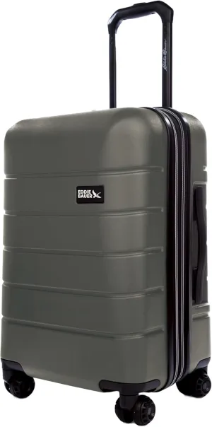 Eddie Bauer Glacier Luggage Set | Hardside | Spinner Wheels | Expandable | Lightweight | Durable | Travel, Sprig, 22" (Carry-On)