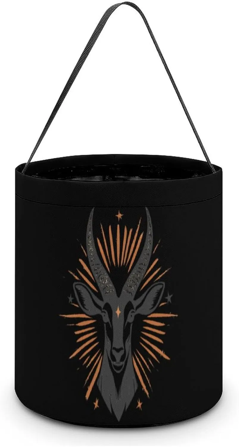Eland Antelope Halloween Candy Bag Candy Tote Bucket Gift Bags Party Supplies for Women Men
