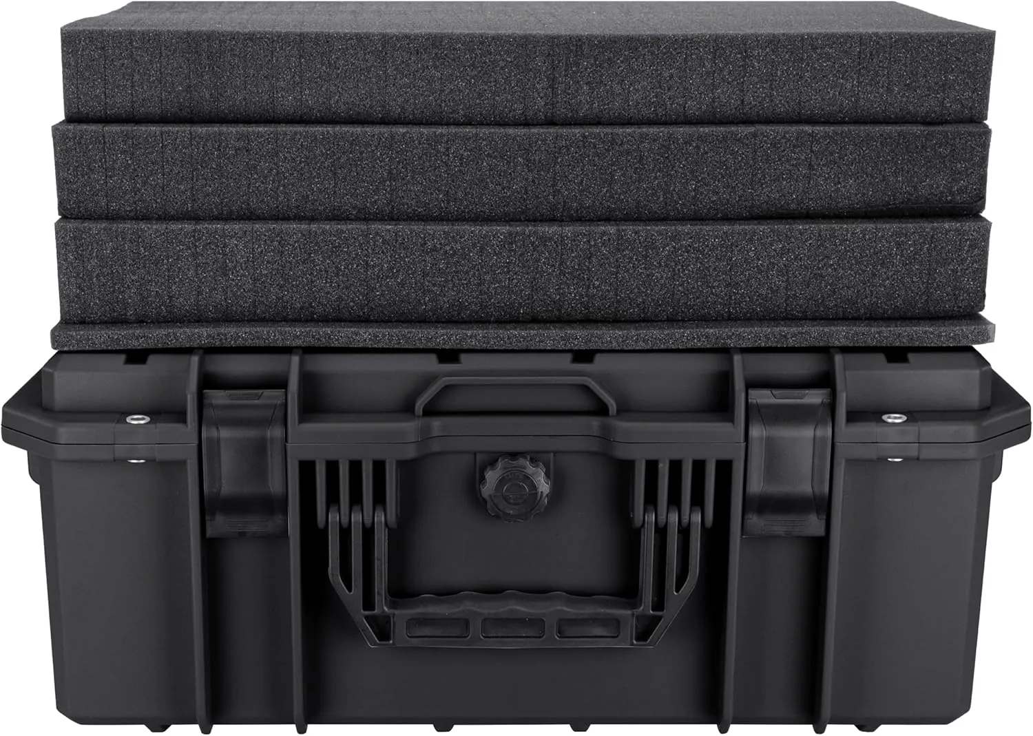 Eylar 21.6" Intact Series Carry-On Hard Camera Case, Lightweight and Durable Stacker Design with Foam (Black)
