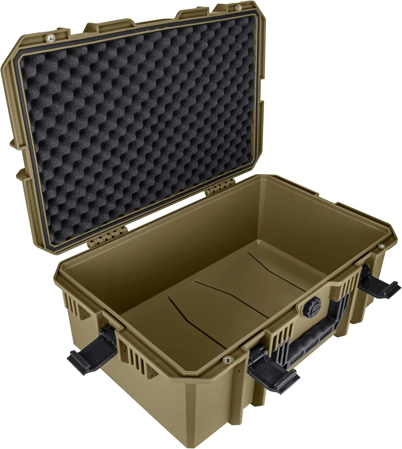 Eylar 21.6" Intact Series Carry-On Hard Camera Case, Lightweight and Durable Stacker Design with Foam (Dark Earth)