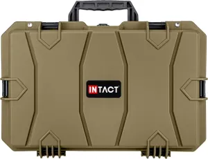 Eylar 21.6" Intact Series Carry-On Hard Camera Case, Lightweight and Durable Stacker Design with Foam (Dark Earth)
