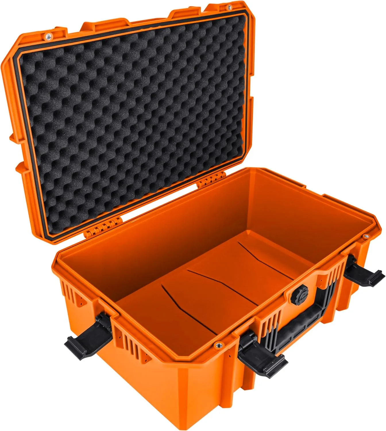 Eylar 21.6" Intact Series Carry-On Hard Camera Case, Lightweight and Durable Stacker Design with Foam (Orange)