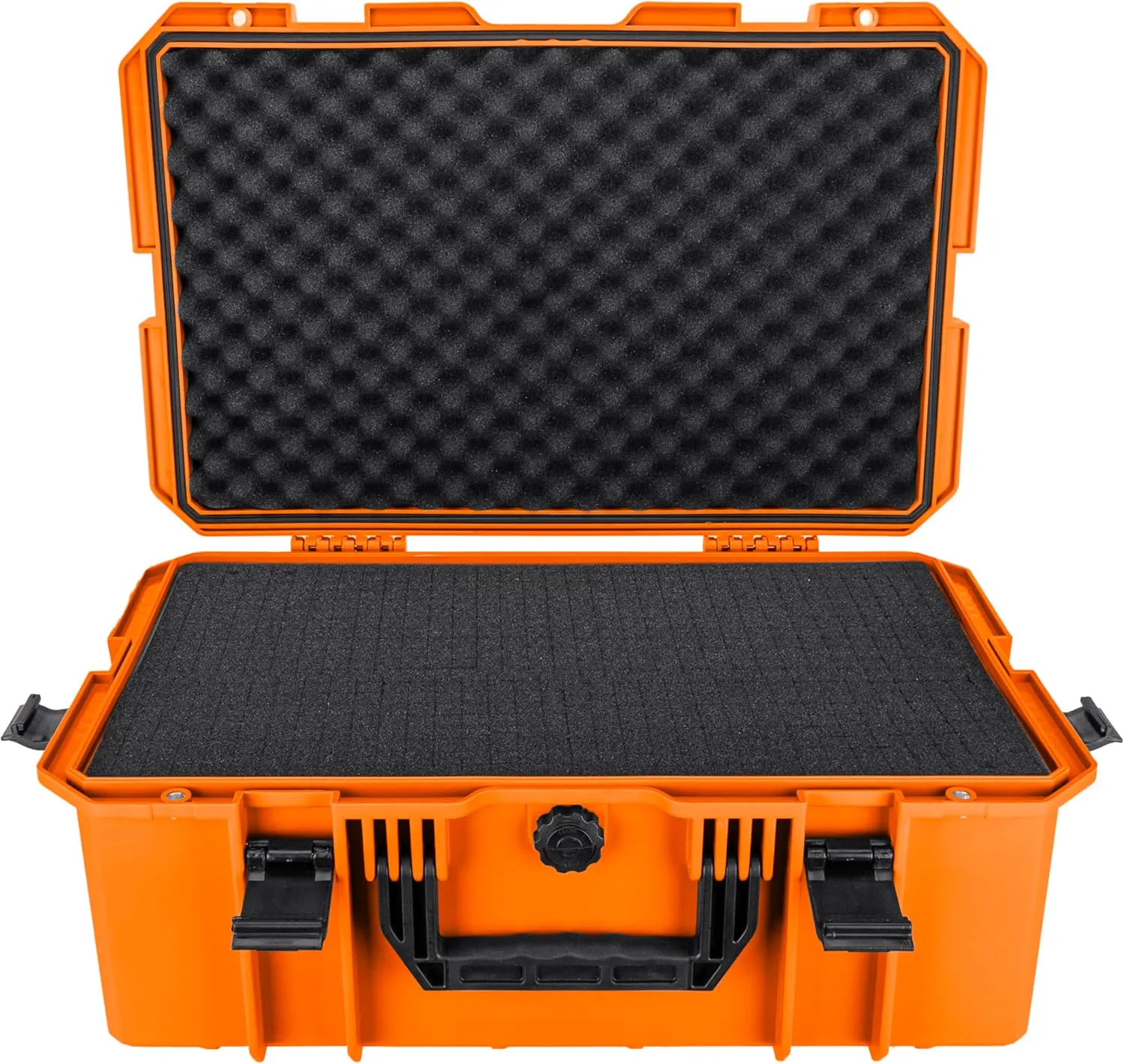 Eylar 21.6" Intact Series Carry-On Hard Camera Case, Lightweight and Durable Stacker Design with Foam (Orange)