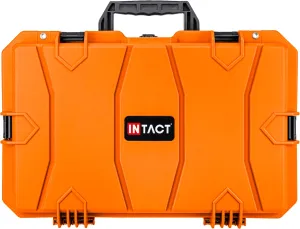 Eylar 21.6" Intact Series Carry-On Hard Camera Case, Lightweight and Durable Stacker Design with Foam (Orange)