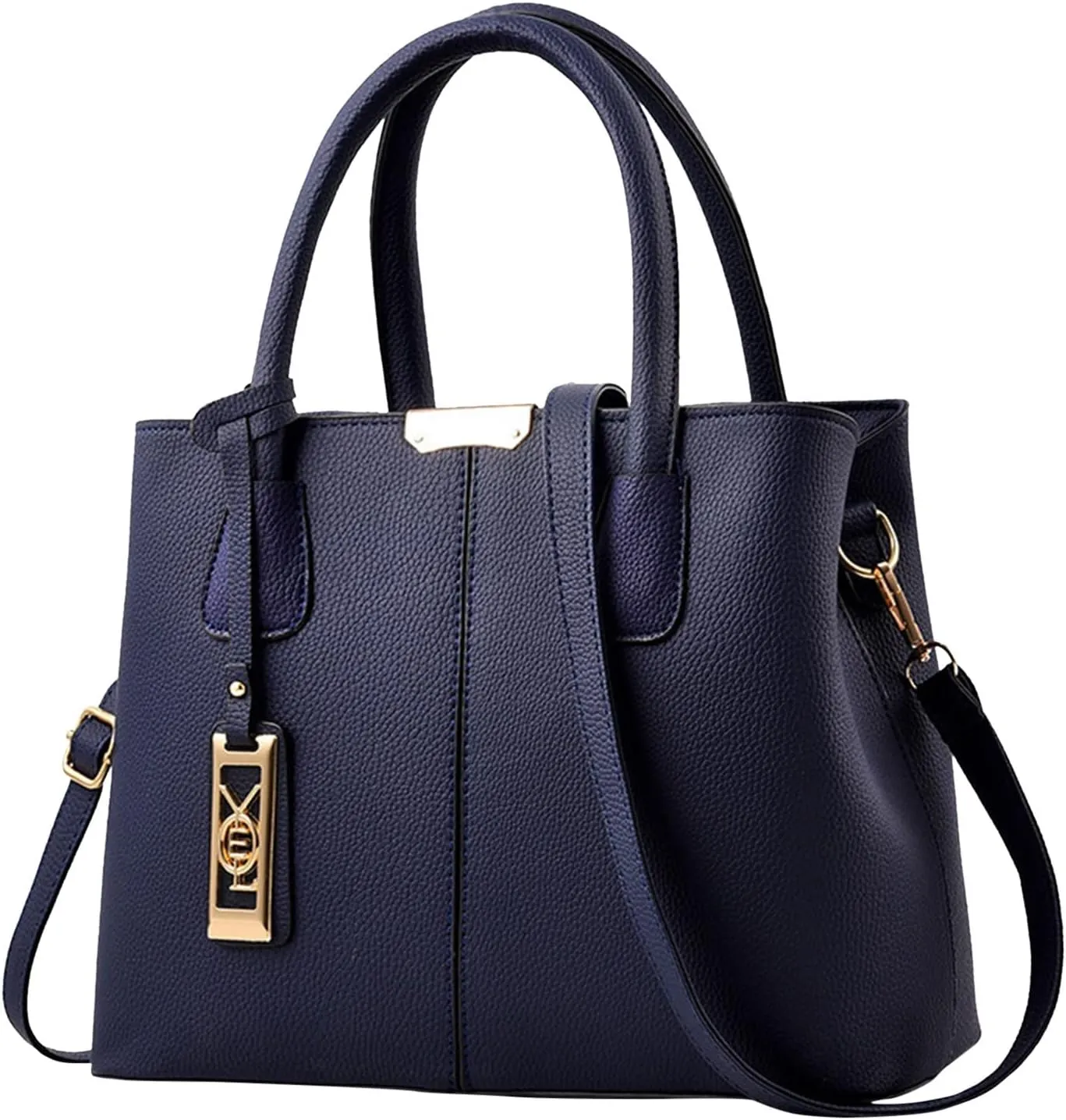 Fashion Handbag Simple Bag Large Capacity One Shoulder Women Bags Messenger Bags Canvas Vintage (Blue, One Size)
