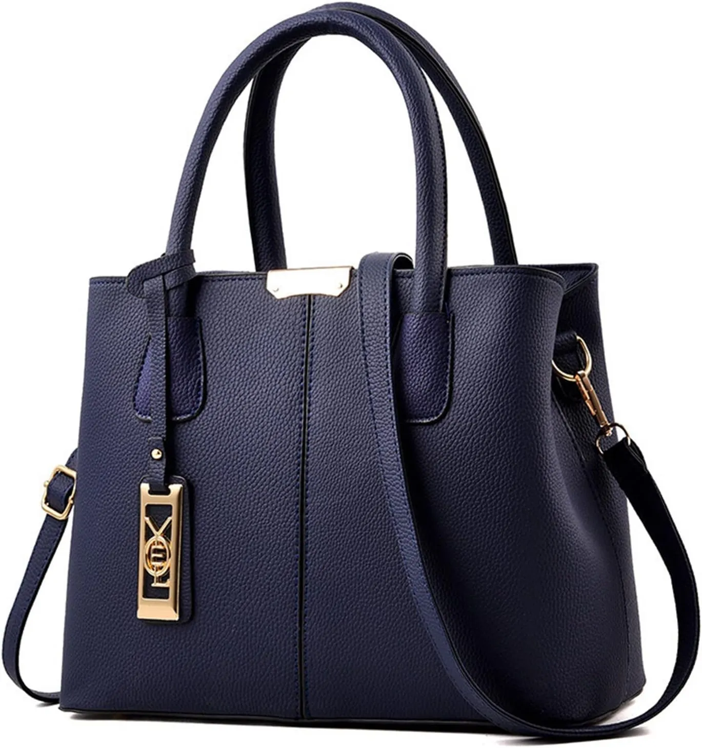 Fashion Handbag Simple Bag Large Capacity One Shoulder Women Bags Messenger Bags Canvas Vintage (Blue, One Size)