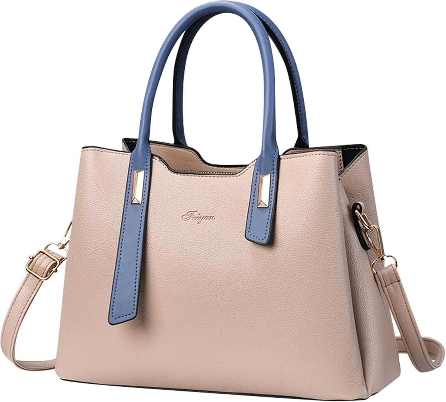 Faux Leather Purses Satchel for Women Shoulder Tote Bags Top Handle Satchel Bags Versatile Daily Bag