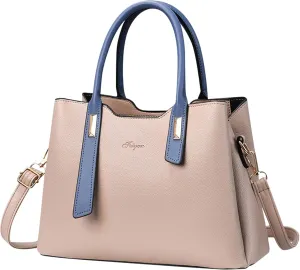 Faux Leather Purses Satchel for Women Shoulder Tote Bags Top Handle Satchel Bags Versatile Daily Bag