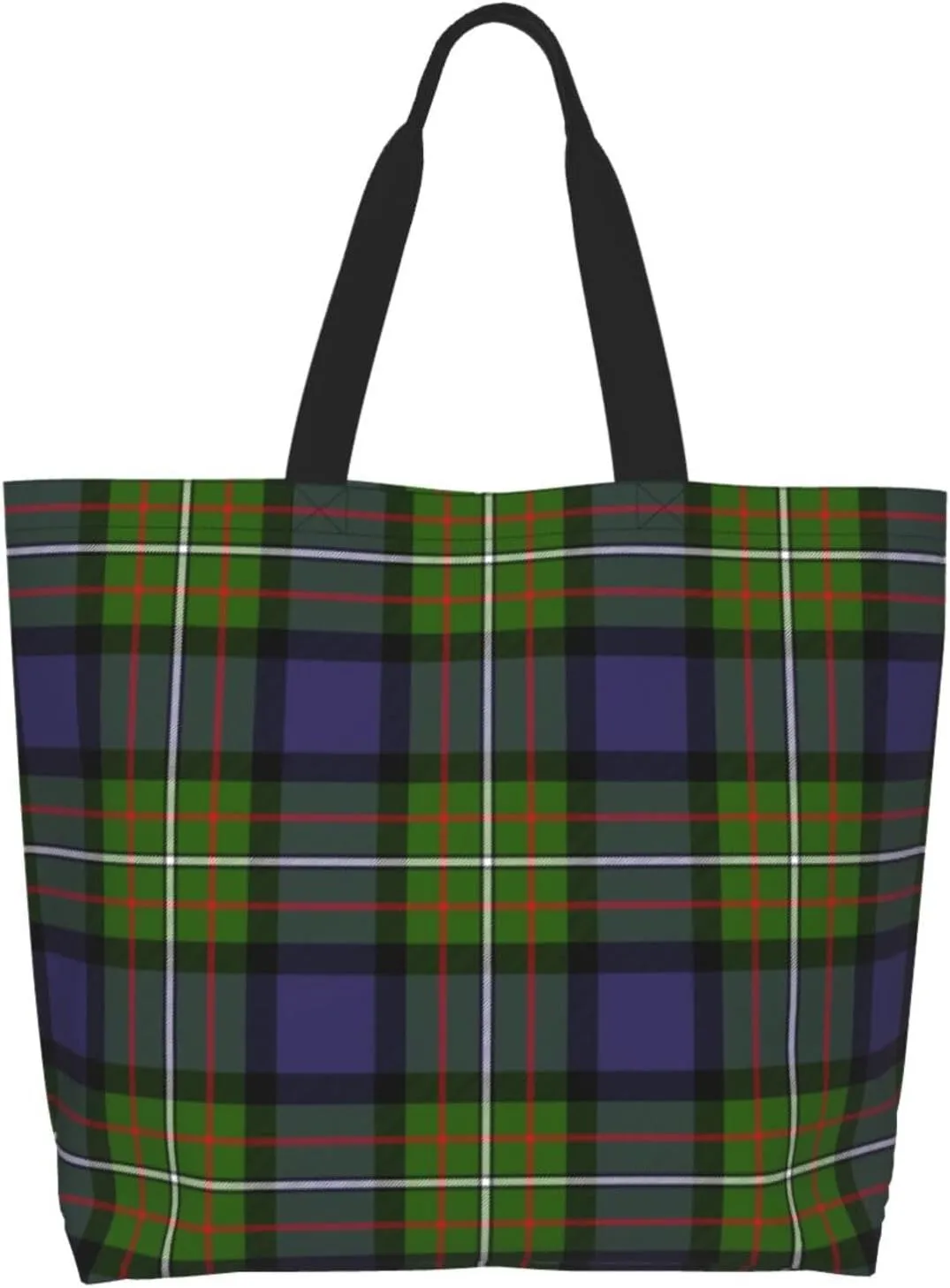 Forbes Ancient Tartan Tote Bag For Women Weekender Travel Bag Reusable Grocery Bags Large Totes Handbags